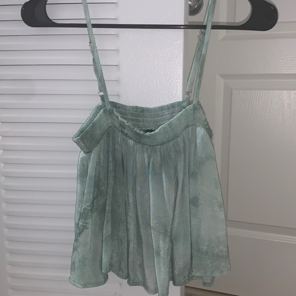 Crop top green